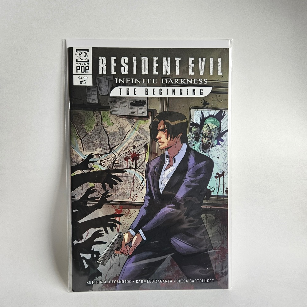 Resident Evil Infinite Darkness The Beginning 5 Tokyopop Comic Book Leon Kennedy